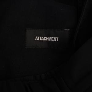 ATTACHMENT スラックスパンツ ジップフライ 1 黒 AP11-277 /BM