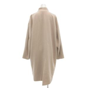 JOURNAL STANDARD L'ESSAGE ノーカラーコート ロング丈 ベージュ /AE