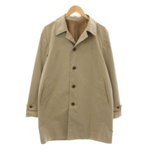 KOMATSU ダントツ撥水コート ステンカラーコート ミドル丈 M ベージュ 20020600706030