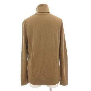 theory luxe 美品 ニット セーター 38 M 薄手 タートルネック ウール 長袖 茶 ブラウン /AE