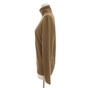 theory luxe 美品 ニット セーター 38 M 薄手 タートルネック ウール 長袖 茶 ブラウン /AE