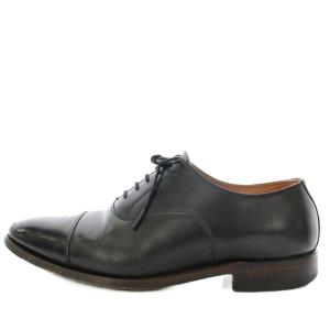 SCOTCH GRAIN SCOTCHGRAIN ビジネスシューズ レザー ストレートチップ 革靴 24.5cm 黒 ブラック /G