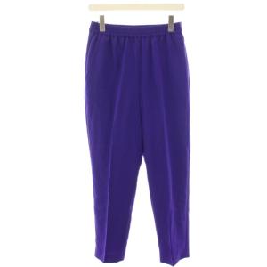 ポリエステルツイルテーパードパンツ スラックス イージー 40 紫 パープル 1514-202-5256