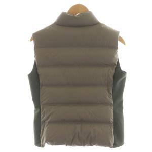 HERMES SELLIER ダウンベスト M カーキ