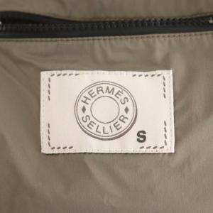 HERMES SELLIER ダウンベスト M カーキ