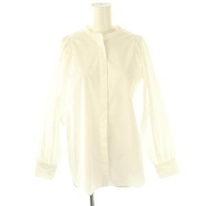 23SS タイプライターボリュームブラウス シャツ 長袖 オフホワイト 23051938202010 /DO