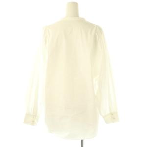 VERMEIL par iena 23SS タイプライターボリュームブラウス シャツ 長袖 オフホワイト 23051938202010 /DO