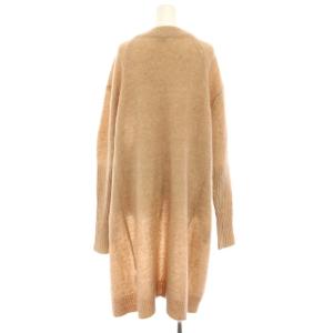 Acne Studios ラヤモヘア RAYA MOHAIR ニットロングカーディガン トッパー 長袖 モヘア混 XS ピンクベージュ