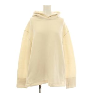 25SS Prime wool フリースプルオーバー パーカー 長袖 ウール 白 ホワイト 25070500401010