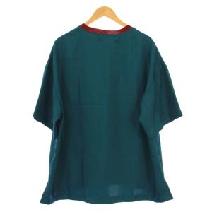 CULLNI Silky Twill Rib Neck Tee シルキーツイルリブネックTシャツ 半袖 クルーネック