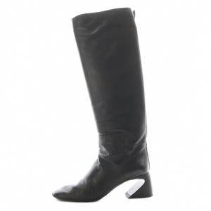 ロングブーツ 37 ブラック