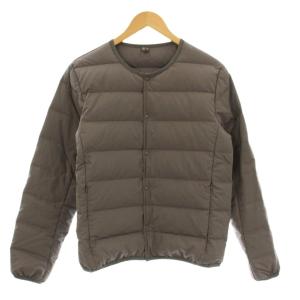 ダウンジャケット インナーダウン ノーカラー S グレー /KU