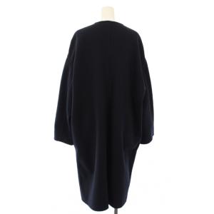 marble SUD 21AW PESQUEIRA 20周年コラボ ノーカラーコート アウター 紺 06BF006100 /TK