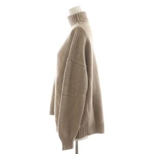 Max Mara ニット セーター 長袖 タートルネック ウール カシミヤ混 M 茶 ブラウン 2313661233 /AN11