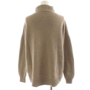 Max Mara ニット セーター 長袖 タートルネック ウール カシミヤ混 M 茶 ブラウン 2313661233 /AN11