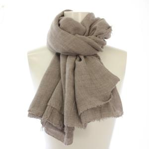 Faliero Sarti ストール カシミヤ混 グレー /TK