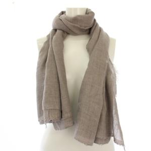 Faliero Sarti ストール カシミヤ混 グレー /TK