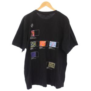 ヨウジヤマモト アディダス Tシャツ カットソー 半袖 バックプリント L 黒 HG8802 /TK