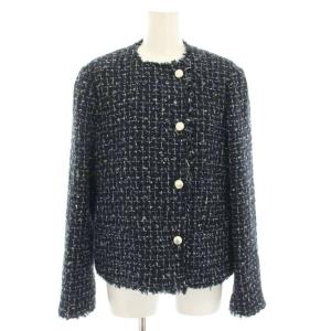 23AW チコツイードマーティン CHICO TWEED MARTINE ツイードノーカラージャケット