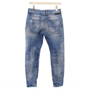 DIESEL KRAILEY・B・T デニムパンツ ジーンズ ジップフライ ウォッシュ加工 ダメージ加工 W25 水色