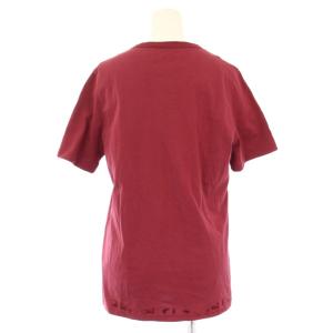 Maison Margiela エイズTシャツ カットソー 半袖 Vネック ロゴ S ボルドー S32GJ0001 /TK