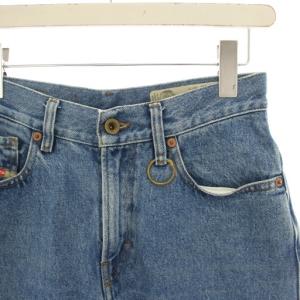 DIESEL WIDEE ワイドデニムパンツ ジーンズ アシンメトリー ウォッシュ加工 25 水色 ライトブルー A62226170