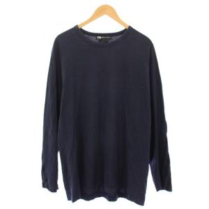 adidas ヨウジヤマモト Tシャツ ロンT カットソー 長袖 ライン M 紺 16C001 /TK