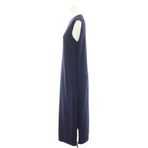 Theory 21SS RN KNIT PENCIL DRESS ニットワンピース マキシ ロング ノースリーブ 左サイドスリット