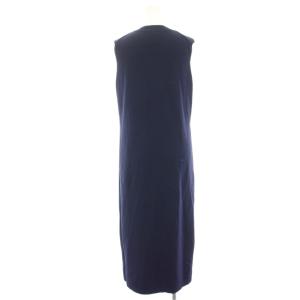 Theory 21SS RN KNIT PENCIL DRESS ニットワンピース マキシ ロング ノースリーブ 左サイドスリット