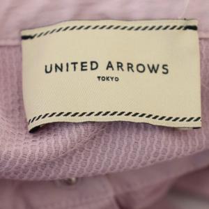 UNITED ARROWS パフスリーブ シャツ ブラウス 半袖 F 紫 パープル 1516-162-1539 /G