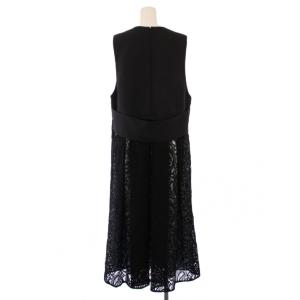 ADORE 24SS ビザンチンレースワンピース 38 ブラック