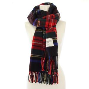 Johnstons of Elgin ジョンストンズ オブ エルガン B&Y ユナイテッドアローズ BEAUTY&YOUTH マフラー ストール チェック柄 マルチカラー /TK