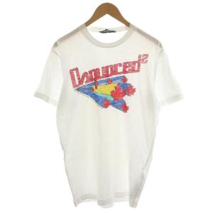 Tシャツ カットソー 半袖 ロゴ コットン M 白 ホワイト S71GD1061 S23009 /AN33