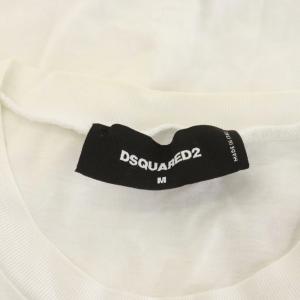 DSQUARED2 Tシャツ カットソー 半袖 ロゴ コットン M 白 ホワイト S71GD1061 S23009 /AN33