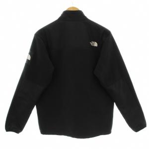 THE NORTH FACE DENALI JACKET デナリジャケット フリース 切替 ナイロン ジップアップ ロゴ刺繍 M 黒