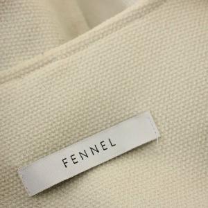 FENNEL ノーカラージャケット バルーンスリーブ パフスリーブ ジップアップ ブルゾン F ベージュ 3973 /G