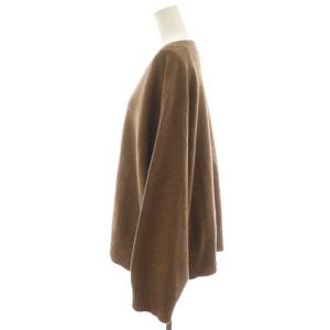 Plage 22AW sonoma nuanceニット セーター 長袖 Vネック ウール 38 茶 ブラウン 22080922729040