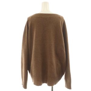 Plage 22AW sonoma nuanceニット セーター 長袖 Vネック ウール 38 茶 ブラウン 22080922729040