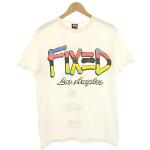 Fixed Gear Bikes Tシャツ カットソー ロゴプリント 半袖 M 白 ホワイト /HN