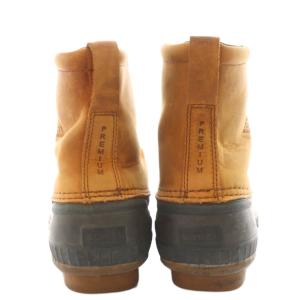 SOREL スノーブーツ ショートブーツ ロゴ レザー 26.0cm 茶 ブラウン 1351081844 /AN22