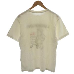 STUSSY Tシャツ カットソー 半袖 ロゴ コットン L 白 ホワイト /AN72