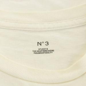 STUSSY Tシャツ カットソー 半袖 ロゴ コットン L 白 ホワイト /AN72