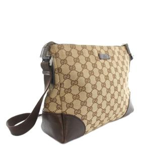 GUCCI ショルダーバッグ ベージュ ブラウン 114273
