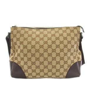 GUCCI ショルダーバッグ ベージュ ブラウン 114273