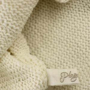 Plage 20SS リネン混 ボートネック サマーニット 長袖 F 白 ホワイト 20-080-922-2000