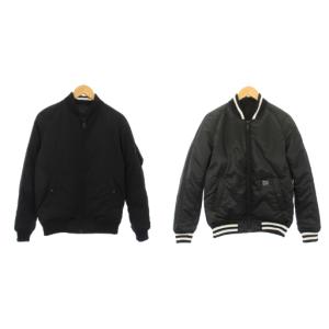 西川ダウン MA-1 ダウンジャケット リバーシブル アウター S 黒 NUC54DW0736TS /TK