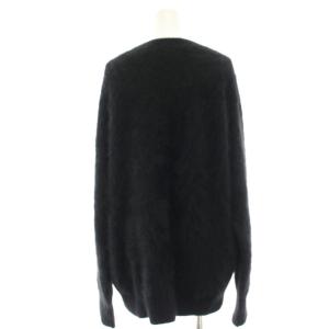 Plage Fur Nuance プルオーバー2 シャギーニット セーター 長袖 ウール 黒 ブラック 22080922102040