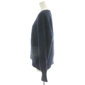 IENA 23AW フォックスカシミヤプルオーバー ニット セーター 長袖 紺 ネイビー 23080912290040