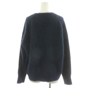 IENA 23AW フォックスカシミヤプルオーバー ニット セーター 長袖 紺 ネイビー 23080912290040