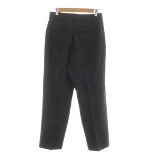 Spick&Span タックテーパードパンツ スラックス 38 黒 ブラック 22030200701010 /RR JS